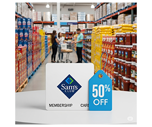 Sam's Club Deals That Pay You Back: Memberships Now Up to 50% Off!