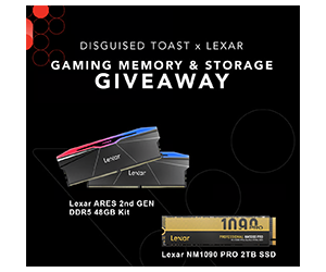 Win a High-Performance Gaming Bundle from DisguisedToast & Lexar – Enter Now