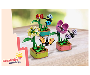 Free LEGO Creativity Workshop – Beautiful Botanicals, June 28-29