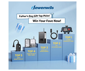 Win Dad’s Dream Gift from DEWENWILS – Enter Now