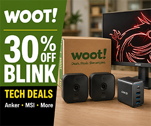 30% Off Blink Security, $64.99 Anker Charging Cube, MSI Monitors & More at Woot!