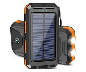 20000mAh Solar Power Bank at Walmart - Only $17.09 (Reg. $49.99)