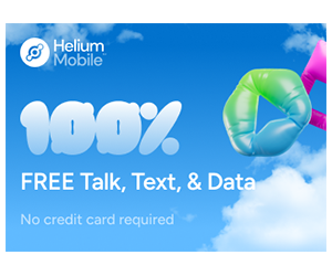 Free Mobile Plan from Helium Mobile