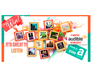 Win a 12-Month Audible Membership + $200 Amazon Gift Card