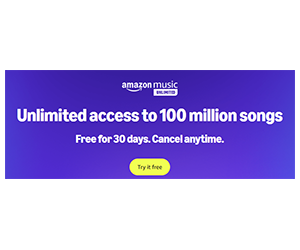 Free 30-Day Amazon Music Unlimited Trial