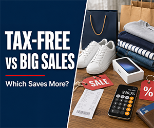 Tax-Free Weekend Is Fine. 40% Off Is Better.