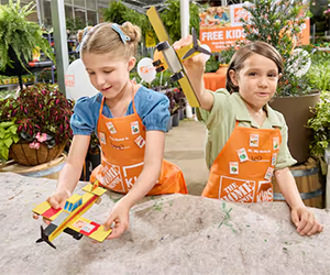 Free Kids' Crop Duster Workshop at Home Depot