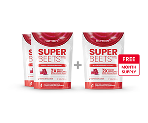 Buy 2, Get 1 Free Super Beets Heart Chews from Humann!