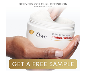 Free Dove Amino Curl Repair Mask Sample - Instagram Sign Up