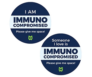 Free ”I Am Immuno Compromised” Sticker