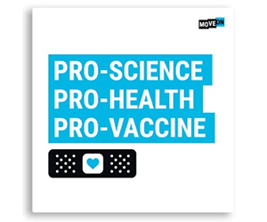 Free “Pro-Science, Pro-Health, Pro-Vaccine” Sticker - MoveOn Campaign