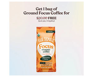 Free Four Sigmatic Focus Coffee - Just Pay Shipping