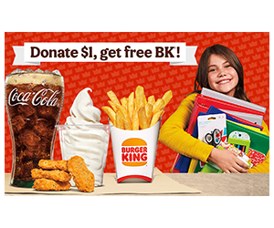 Free Burger King Food Offers - Support Students While You Save!