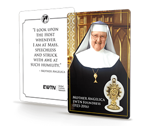 Free Mother Angelica Prayer & Medallion Card - A Gift of Faith!