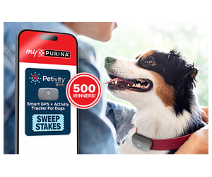 Win a Petivity Smart GPS + Activity Dog Tracker