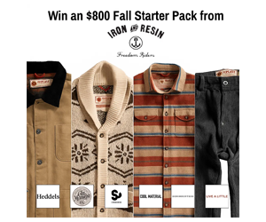 Win an $800 Fall Prize Pack from Iron & Resin - Adventure Awaits!