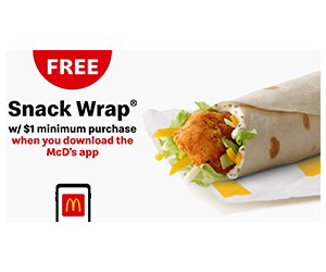 Free McDonald's Snack Wrap