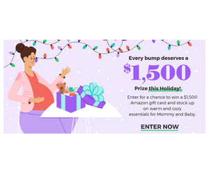 Win a $1,500 Holiday Prize for Moms-to-Be