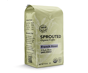 Free 2oz Sprouted Ground Coffee Sample from Java Trading