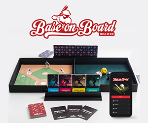 Free Base on Board Tabletop Baseball Game