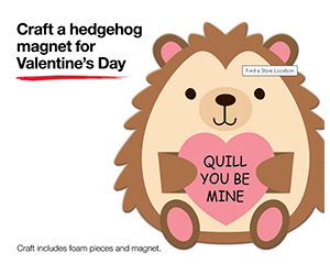 Free Hedgehog Magnet Craft at JCPenney