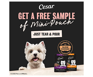 Free CESAR Dog Food Mini-Pouch Sample