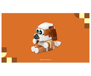 Free LEGO Puppy Make-And-Take Build At LEGO Stores.