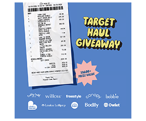 Win A Target Haul Giveaway Worth $3,600+.