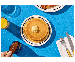 Free Short Stack of Pancakes at IHOP on National Pancake Day