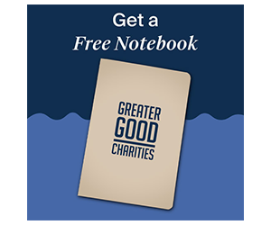 Free Greater Good Charities Notebook