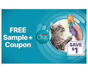 Free Purina ONE Cat Purée Sample + $1 Coupon