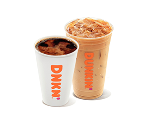 Free Any Size Hot or Iced Coffee at Dunkin'