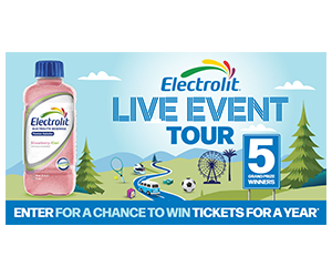 Win $3,000 in Ticketmaster E-Gift Cards From Electrolit