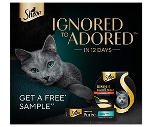 Free SHEBA Bisque or Purée Sample