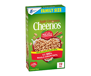 Apple Cinnamon Cheerios at Target - 2 for $9.