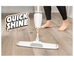 Free Quick Shine Spray Mop and Floor Cleaner Set