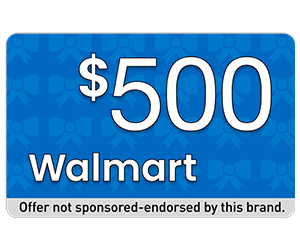 Get Up to $500 Toward Walmart Through This Rewards Offer