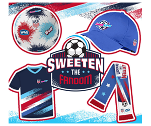 Win Weekly Sweeten the Fandom Soccer Merch Prizes