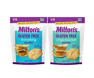 Free Milton’s Gluten Free Crackers at Publix