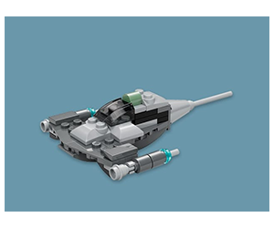 Free LEGO Star Wars N-1 Starfighter Mini Build