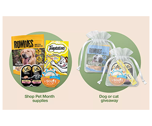 Free Dog or Cat Giveaway Kit at Target