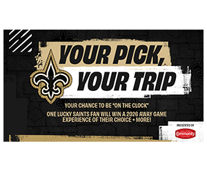 Win a Saints 2026 Away Game Trip