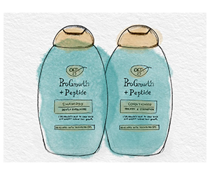 Free OGX ProGrowth + Peptide Shampoo & Conditioner Sample