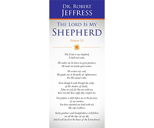 Free Psalm 23 Bookmark from Dr. Robert Jeffress
