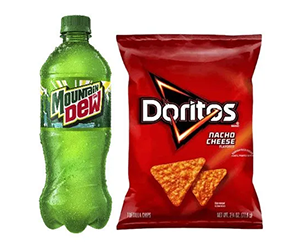 Free Doritos Single with Mountain Dew Purchase at Publix