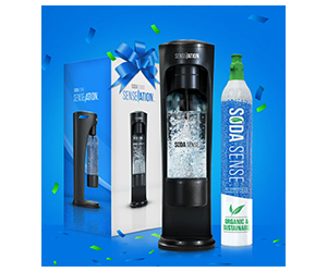 Win a Soda Sense SENSEation Sparkling Water Maker Bundle