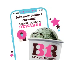 Free Baskin-Robbins Welcome Scoop After Your First Purchase