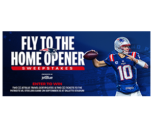 Win Patriots Home Opener Tickets + JetBlue Travel Certificates