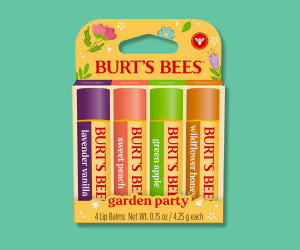 Free Burt’s Bees Garden Party Lip Balm Pack