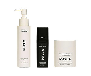 Free 12 Weeks of Phyla Acne Care Products